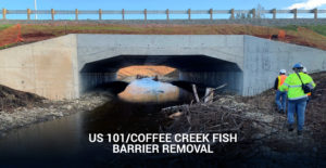US 101-Coffee Creek Fish Barrier