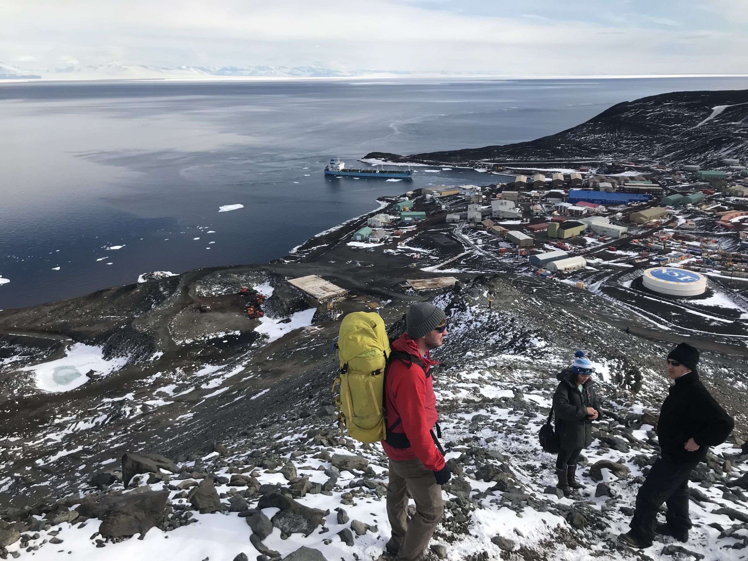 Overlooking McMurdo
