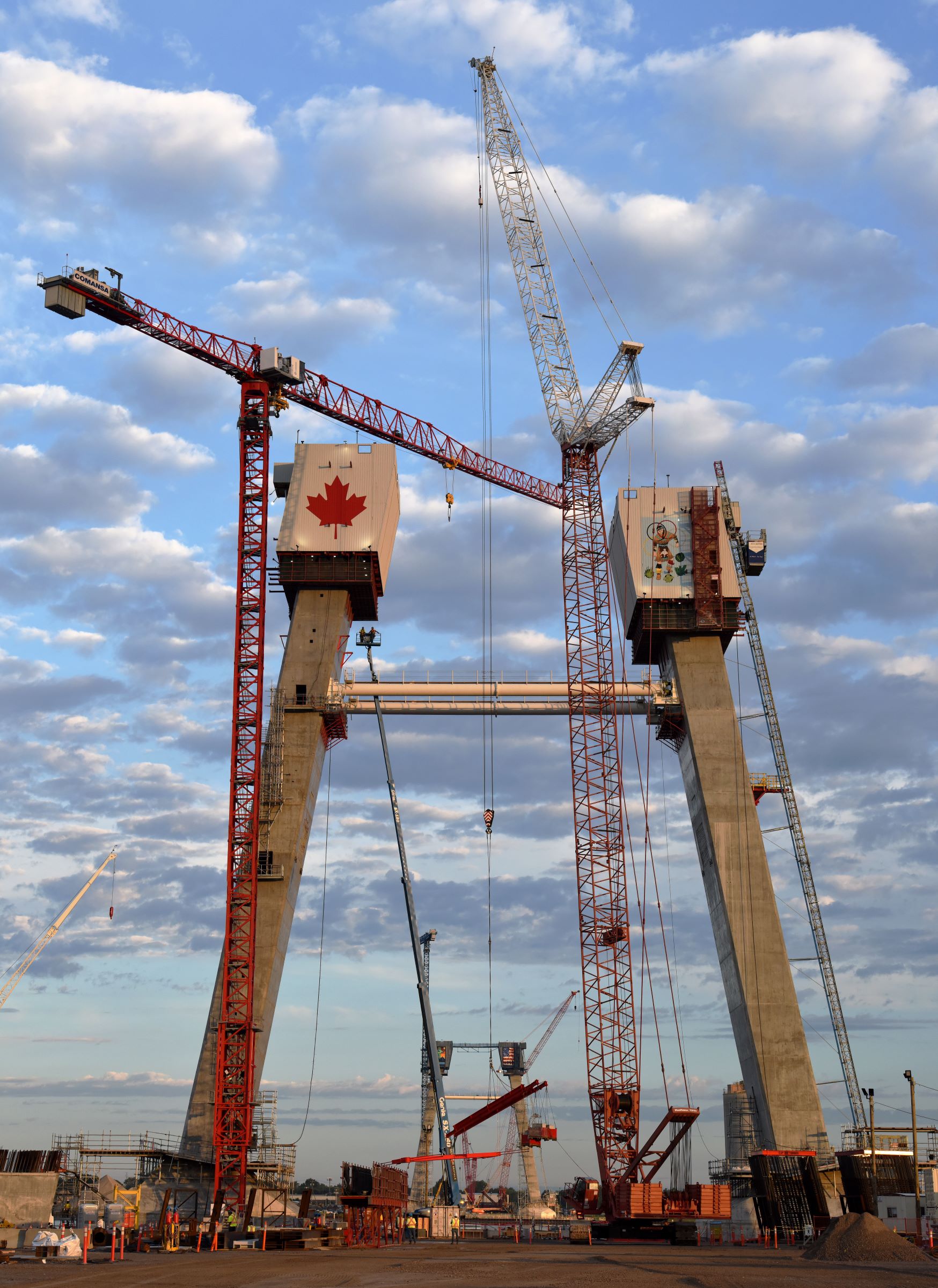 Gordie Howe bridge project continuing to make progress