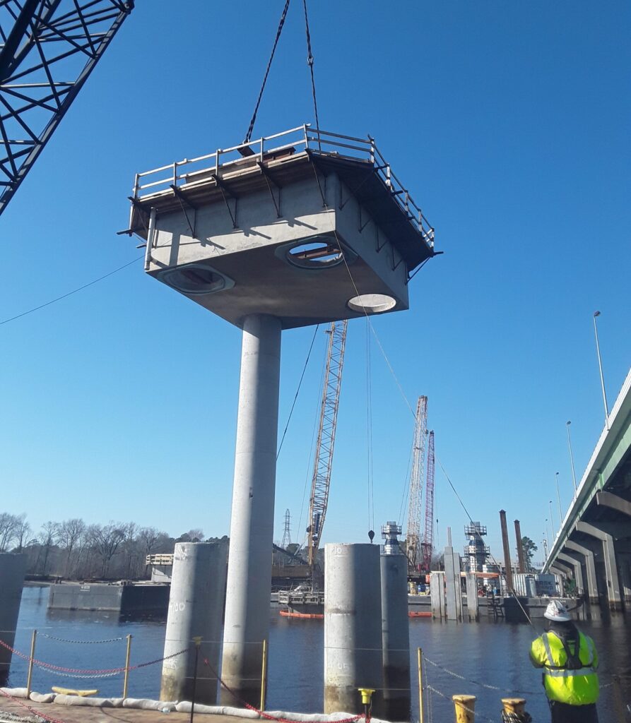 HRB, Pier 10 N. Setting shell