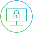 cyber security computer icon