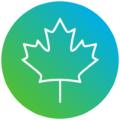 Canada maple leaf icon