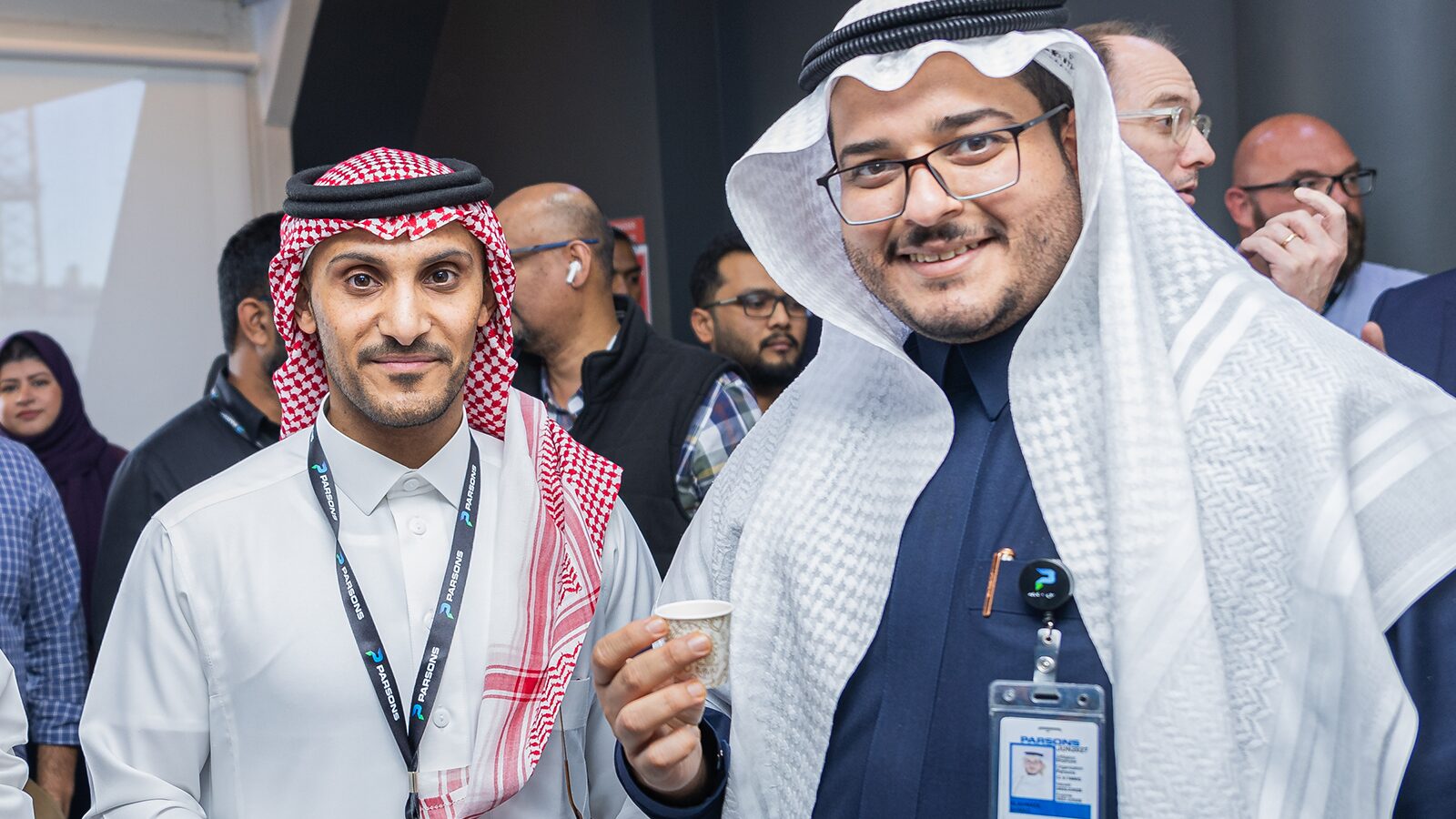 Celebrating the new office opening in Riyadh.