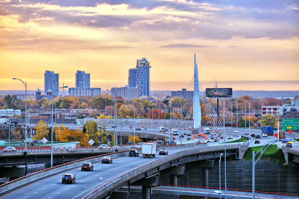 Canal Lachine Bridge in Canada