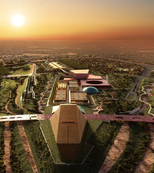 Aerial view of King Salman Park_Parsons