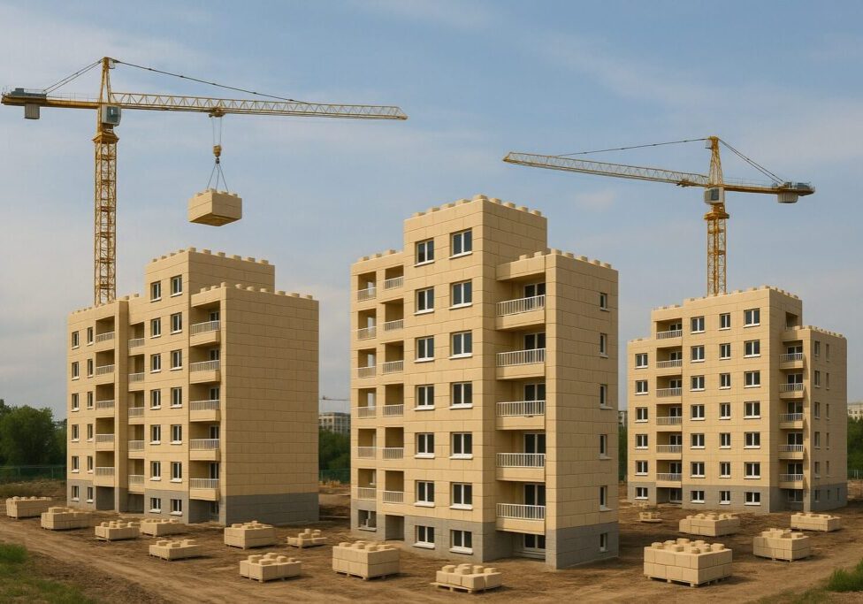 Image of LEGO buildings